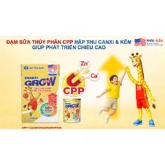 Thùng 48 hộp sữa bột pha sẵn Nutricare Smarta Grow Opti 180ml dinh dưỡng cho trẻ thấp còi