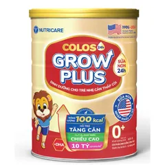 Nutricare Sữa bột Colos Growplus Opti 850gr 10 tỷ lợi khuẩn date mới