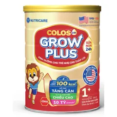Nutricare Sữa bột Colos Growplus Opti 850gr 10 tỷ lợi khuẩn date mới