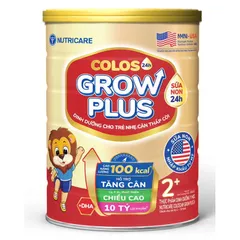 Nutricare Sữa bột Colos Growplus Opti 850gr 10 tỷ lợi khuẩn date mới