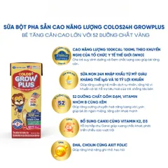 [HSD mới nhất] Thùng 48 Hộp Sữa Pha Sẵn COLOS GROWPLUS OPTI 110ml