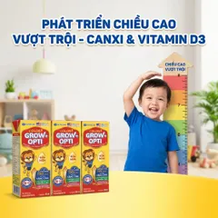Combo 6 Lốc 180ml Sữa Colos Grow+ Opti - Dinh Dưỡng Cho Trẻ Nhẹ Cân, Thấp Còi, Tăng Cân & Chiều Cao Vượt Trội