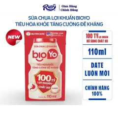 Sữa công thức Nutricare Bioyo 100 tỷ Lợi khuẩn Postbiotic tiêu hóa khỏe ngừa táo bón tăng khả năng hấp thu (Sữa Chua)