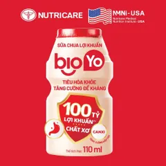 Sữa công thức Nutricare Bioyo 100 tỷ Lợi khuẩn Postbiotic tiêu hóa khỏe ngừa táo bón tăng khả năng hấp thu (Sữa Chua)