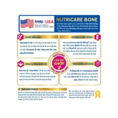 Combo 2 Lon Sữa Bột Nutricare Bone 850g Bổ sung canxi giúp xương chắc khỏe