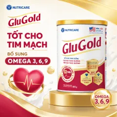 Combo 3 Lon Sữa bột Nutricare GLUGOLD 850G