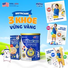 Sữa Bột Nutricare METACARE 2+ 850G Giúp Bé Tăng Cân Phát Triển Chiều Cao ( Mẫu Mới 2-3 Tuổi ) - Rubymilk276