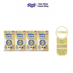 Lốc 4 hộp sữa bột pha sẵn Nutricare Metacare Opti 110ml tiêu hóa khỏe, tăng cân, cao lớn