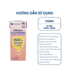 Thùng 24 Hộp Sữa Bột Pha Sẵn METACARE COLOSTRUM Nutricare Tăng Cường Đề Kháng Hệ Miễn Dịch Bé Từ 1 Tuổi Với Sữa Non IgG