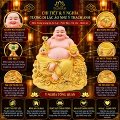 Tượng Phật Di Lặc Ngự Tòa Mây Như Ý Thạch Anh Cao Cấp