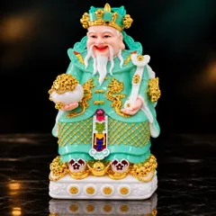 Bộ Tượng Tài – Địa – Phát Xanh Lá Cao Cấp - Phát Lộc Chiêu Tài, Hòa Hợp & Vượng Khí - Tụ Linh Các