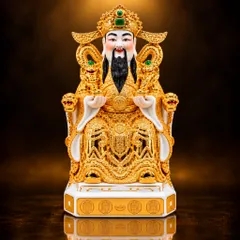 Bộ Tượng Tài – Địa – Kim Xịn Túi Vàng Cao Cấp - Phát Lộc Chiêu Tài, Hòa Hợp & Vượng Khí - Tụ Linh Các