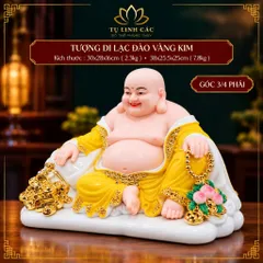 TƯỢNG DI LẶC ĐÀO VÀNG KIM – BIỂU TƯỢNG HOAN HỶ, SUNG TÚC VÀ AN LẠC