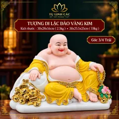 TƯỢNG DI LẶC ĐÀO VÀNG KIM – BIỂU TƯỢNG HOAN HỶ, SUNG TÚC VÀ AN LẠC