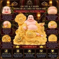 Tượng Phật Di Lặc Ngự Tòa Mây Thạch Anh Cao Cấp