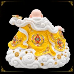 Tượng Phật Di Lặc Phú Quý Vàng Kim Phong Thuỷ - Chiêu Tài Tiến Bảo, Bình An - Tụ Linh Các