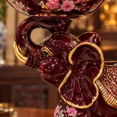 VOI TO DÂNG LỄ ĐỎ - ĐỒ THỜ PHONG THUỶ HỢP MỆNH HOẢ THỔ