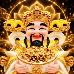 Tượng Thần Phát Tài Vàng Cao Cấp - Phát Lộc Chiêu Tài, Hòa Hợp Vượng Khí - Tụ Linh Các