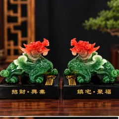 NGHÊ ĐÔI ĐẾ VƯƠNG XANH ĐẬM - ĐỒ THỜ PHONG THUỶ