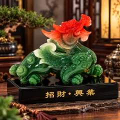 NGHÊ ĐÔI ĐẾ VƯƠNG XANH ĐẬM - ĐỒ THỜ PHONG THUỶ