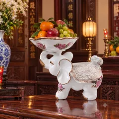 VOI TO DÂNG LỄ TRẮNG - ĐỒ THỜ PHONG THUỶ HỢP MỆNH KIM THUỶ