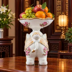 VOI TO DÂNG LỄ TRẮNG - ĐỒ THỜ PHONG THUỶ HỢP MỆNH KIM THUỶ