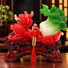 TỲ HƯU KÉO CẢI ĐỎ - ĐỒ THỜ PHONG THUỶ CHIÊU TÀI HÚT LỘC