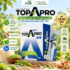 TOPAPRO Protein Thực Vật Từ Đậu Hà Lan Non-GMO, Bổ Sung Acid Amin Thiết Yếu