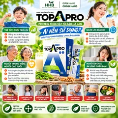 TOPAPRO Protein Thực Vật Từ Đậu Hà Lan Non-GMO, Bổ Sung Acid Amin Thiết Yếu