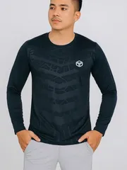 Combo 2 Áo Thu Nam Tập Gym Thể Thao dài tay co giãn thoáng khí thấm hút mồ hôi phù hợp thể thao bền đẹp