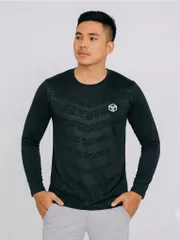 Combo 2 Áo Thu Nam Tập Gym Thể Thao dài tay co giãn thoáng khí thấm hút mồ hôi phù hợp thể thao bền đẹp