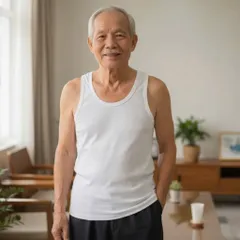 Áo trắng 3 lỗ nam cotton mềm mịn – thoáng khí, thấm hút tốt, co giãn thoải mái