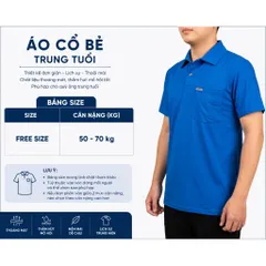 Combo 3 Áo Thun Nam Cổ Bẻ Trung Niên Vải Co Giãn - Áo Polo Nam Trung Tuổi ngắn tay có túi ngực