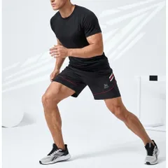 Combo 3 QUẦN ĐÙI THỂ THAO nam phối viền vải thun lạnh co giãn thoáng khí 45-65kg
