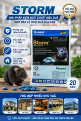 Thuốc Diệt Chuột Storm 20 Viên - Giải Pháp Tiện Dụng, Hiệu Quả Cho Gia Đình,
