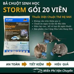 Thuốc Diệt Chuột Storm 20 Viên - Giải Pháp Tiện Dụng, Hiệu Quả Cho Gia Đình,