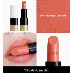 Son Hermès Rouge À Lèvres Satin 16 - Màu Beige Tadelakt Sang Trọng, Chất Satin Mịn Giúp Đôi Môi Căng Mọng - Quà Tặng Thời Trang Phụ Nữ 902503