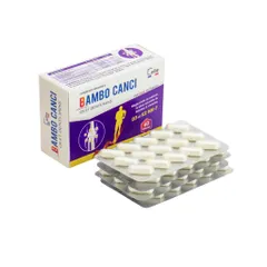 Bambo Canci - Viên uống hỗ trợ phát triển xương, giúp xương và răng chắc khỏe, Hộp 60 viên, Pháp