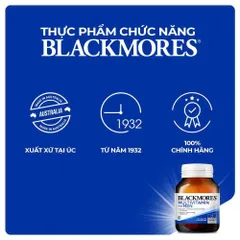 [ Nhập khẩu ] Viên uống Vitamin Tổng Hợp Hỗ Trợ Sức Khỏe Nam Giới Blackmores Multivitamin For Men Lọ 50 Viên