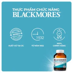 [ Nhập khẩu] Viên Uống Dầu Cá Bổ Sung Omega Hỗ Trợ Cho Tim, Mắt, Da Blackmores Double Omega High Strength Lọ 90V