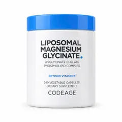 Viên Uống Liposomal Magnesium Glycinate Codeage Hỗ Trợ Cơ, Thần Kinh Và Hệ Thần Kinh 240 Viên