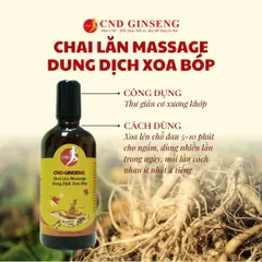 Chai lăn Massage Dung Dịch Xoa Bóp