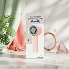 Vinamilk Quạt Sạc Tay HR2490 - Thiết Bị Làm Mát Tiện Lợi Cho Mọi Không Gian