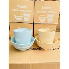 Bộ chén ly Donghwa 268ml, hàng khuyến mãi Vinamilk