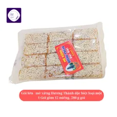 7 gói Mè xửng Huế đặc biệt loại lớn (280g/gói),  gói lớn 12 miếng, đặc sản Huế, date luôn mới