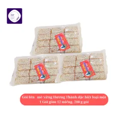 7 gói Mè xửng Huế đặc biệt loại lớn (280g/gói),  gói lớn 12 miếng, đặc sản Huế, date luôn mới