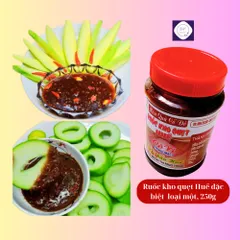 Comb 3 hũ Ruốc kho quẹt Huế đặc biệt loại một, 250g chấm trái cây,rau củ cực đã