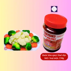 Comb 3 hũ Ruốc kho quẹt Huế đặc biệt loại một, 250g chấm trái cây,rau củ cực đã