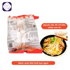 5 gói  Bánh canh khô đặc sản Huế loại ngon, (Mì sợi /mì vắt)