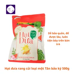 1kg Hạt dưa rang củi  loại một Tân Bảo Ký, hạt dưa chắc mẩy thơm ngon cho dịp Tết hay cho bạn nhâm nhi bên tách trà